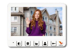 7'' Görüntülü Daire Ünitesi (Beyaz) (ZT711)