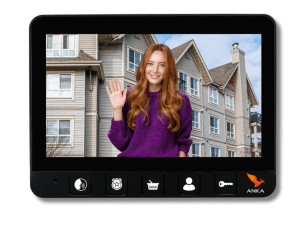 7'' Görüntülü Daire Ünitesi (Siyah) (ZT722)