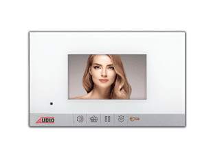 4.3″ Görüntülü Diafon Bus Plus Beyaz (Mekanik Butonlu) (1180)