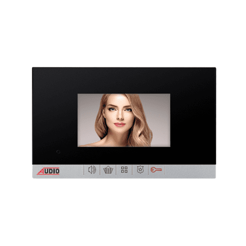 4.3″ Görüntülü Diafon Bus Plus Siyah (Mekanik Butonlu) (1181)