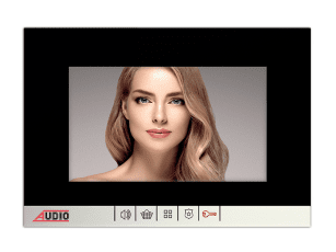 7″ Görüntülü Diafon Bus Plus Siyah (Mekanik Butonlu) (1189)