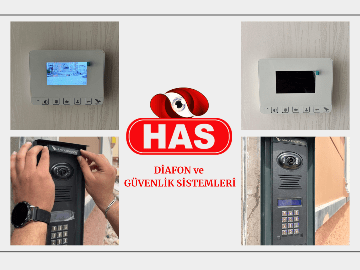 GAZİANTEP ARF İNŞAAT 12 DAİRE ANKA 4.3" DİAFON MONTAJI