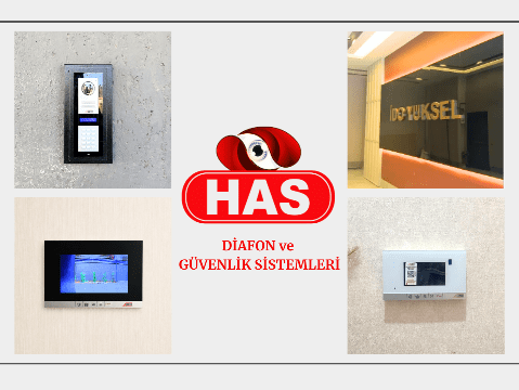 GAZİANTEP İDO YÜKSEL İNŞAAT VADİ EVLER SİTESİ A/B BLOK AUDİO 7" 2 BLOK 40 DAİRE - 4.3" 2 DAİRE DİAFON MONTAJI