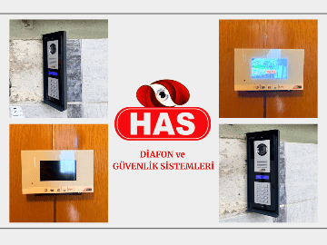 GAZİANTEP ÇAKICI APARTMANI KABLO TESİSATI DEĞİŞİMİ/AUDİO 4.3" 5 DAİRE DİAFON MONTAJI