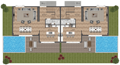 b-tipi-villa-zemin-kat-planı