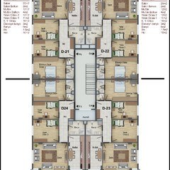 3. Normal Kat Planı