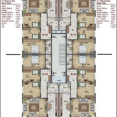 2. Normal Kat Planı