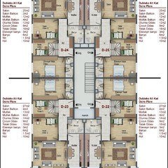 4. Normal Kat Planı