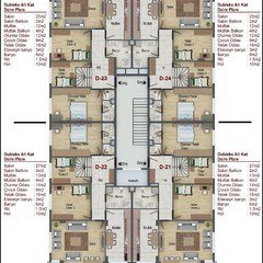 4. Normal Kat Planı