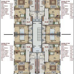 4. Normal Kat Planı