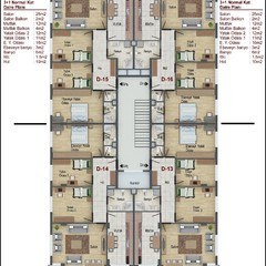 2. Normal Kat Planı