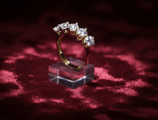 altın beştaş yüzük