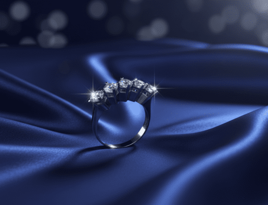 altın beştaş yüzük