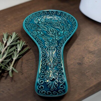 El Yapımı Seramik Ocak Yanı Kaşıklıkları | Modern Çini