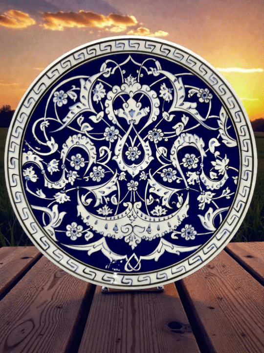 İznik Çini Tabak Babanakkaş