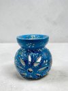 Papatyalı Teal Seramik Buhurdanlık