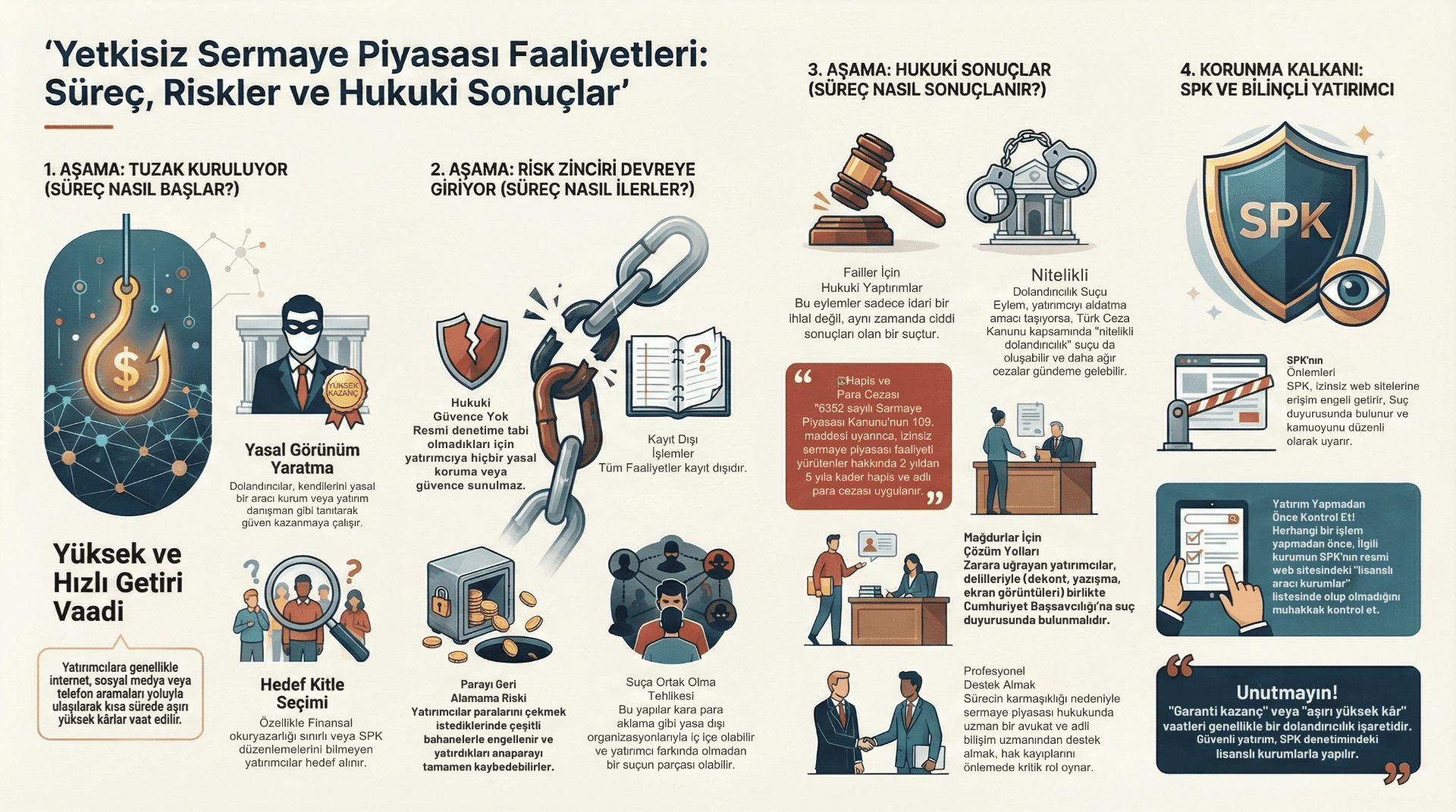Cezai Yaptırımlar Spk Madde 1092'Ye Göre Izinsiz Sermaye Piyasas