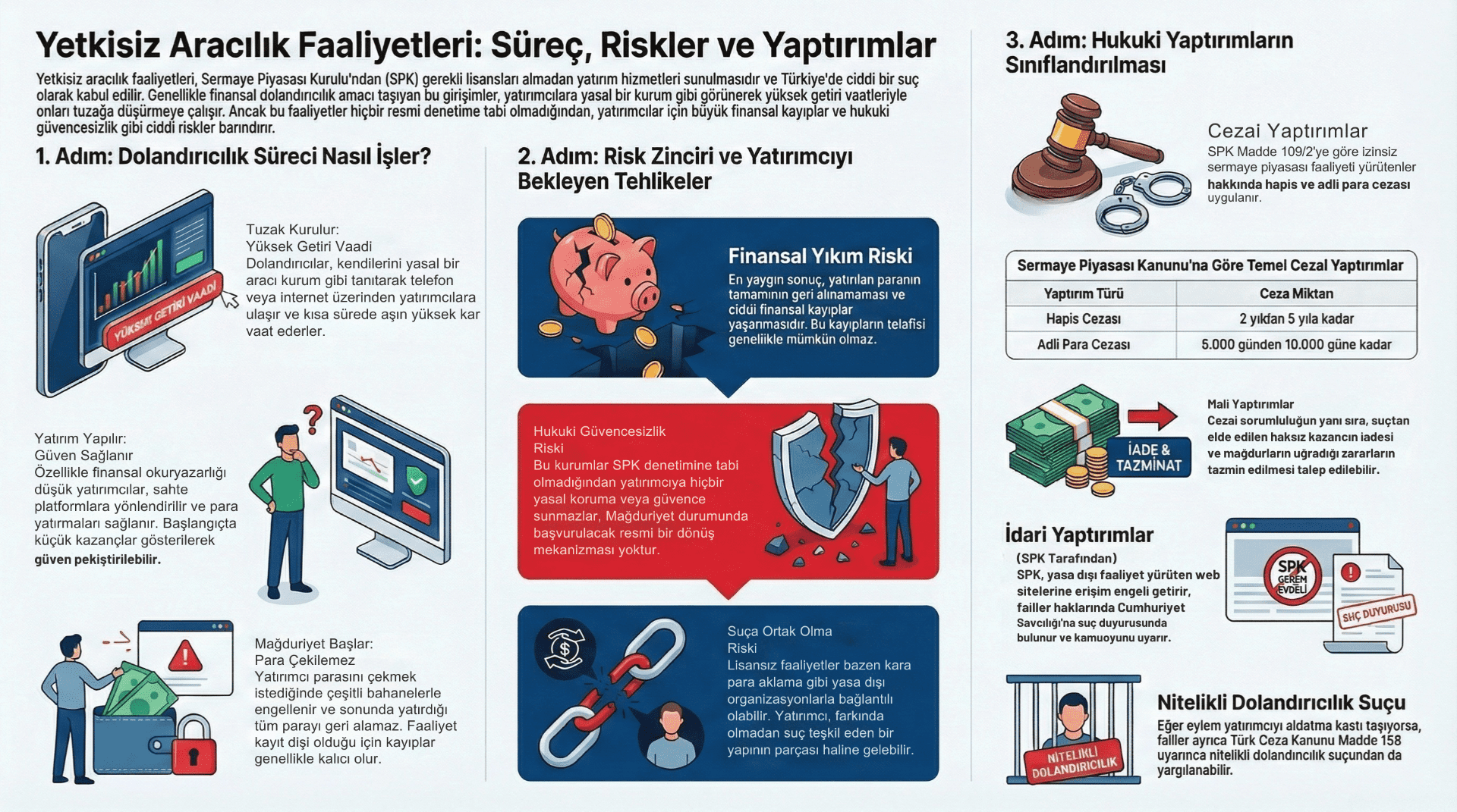 Cezai Yaptırımlar Spk Madde 1092'Ye Göre Izinsiz Sermaye Piyasas
