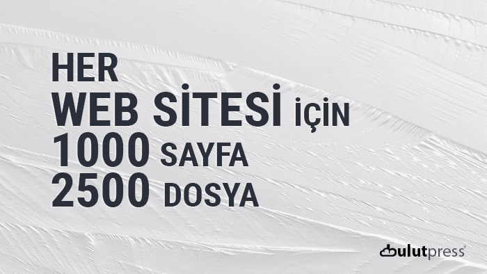 web hosting alanı sınırsız