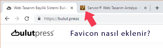web sitenize favicon nasıl eklenir