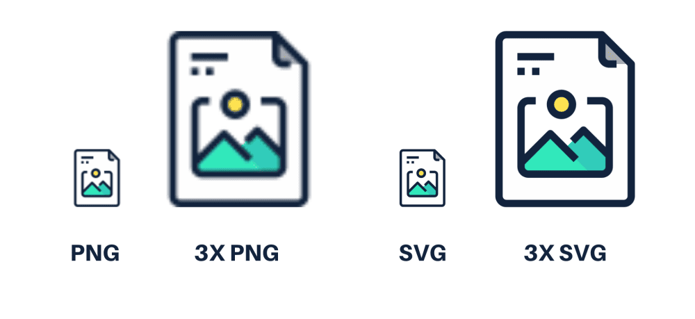 png kullanınca görüntü kalitesi bozuluyorsa svg