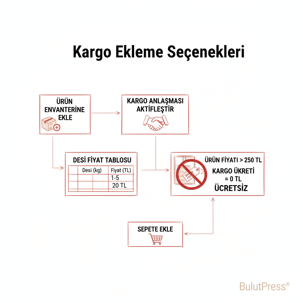 Kargo Ekleme Seçenekleri