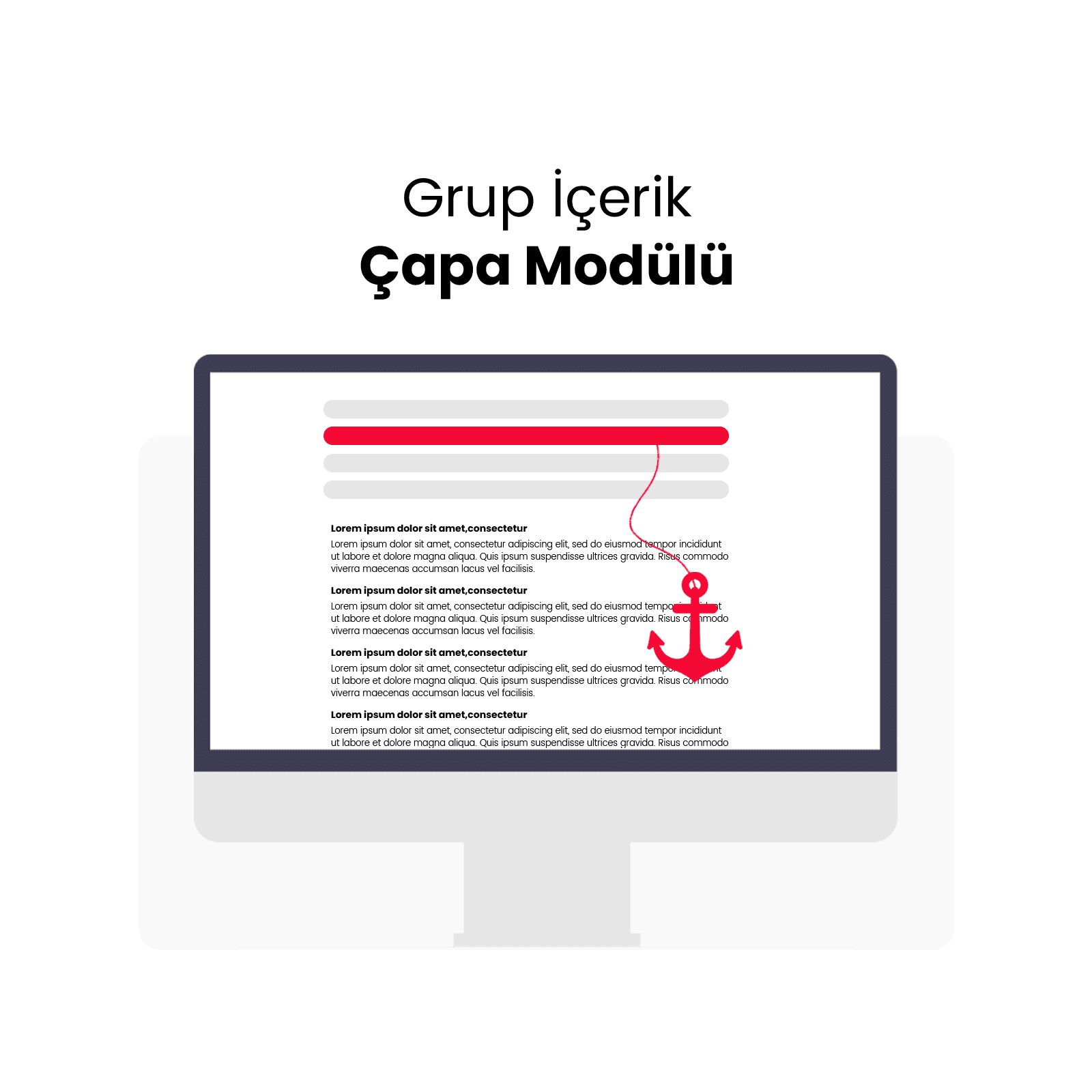 Grup İçerik Çapa