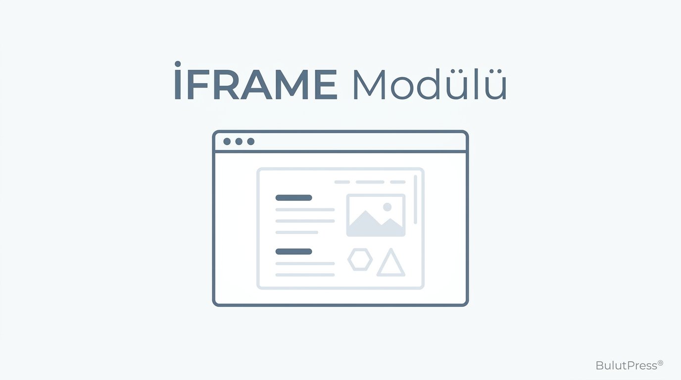 Iframe Modülü Ile Site Içinde Site