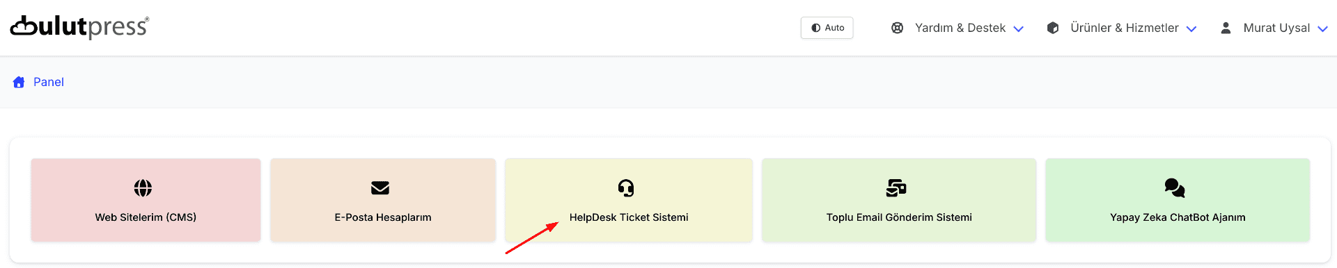 Helpdesk Ticket Sistemine Girin