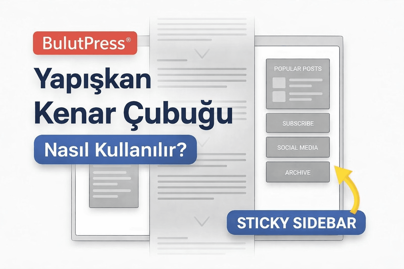 Eğitim: Yapışkan kenar çubuğu modülü