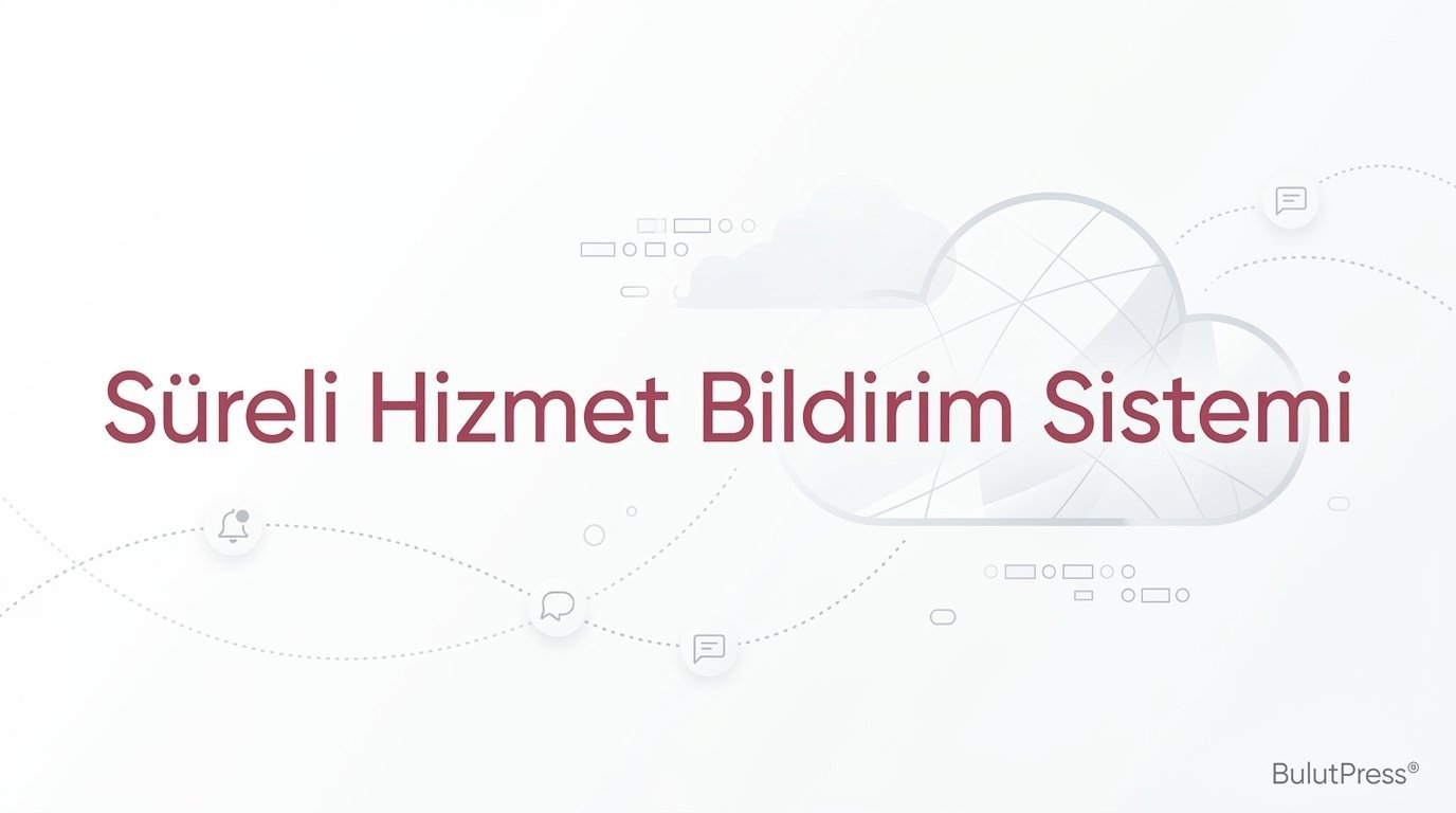 Süreli Hizmet Bildirim Sistemi Eğitim Videosu