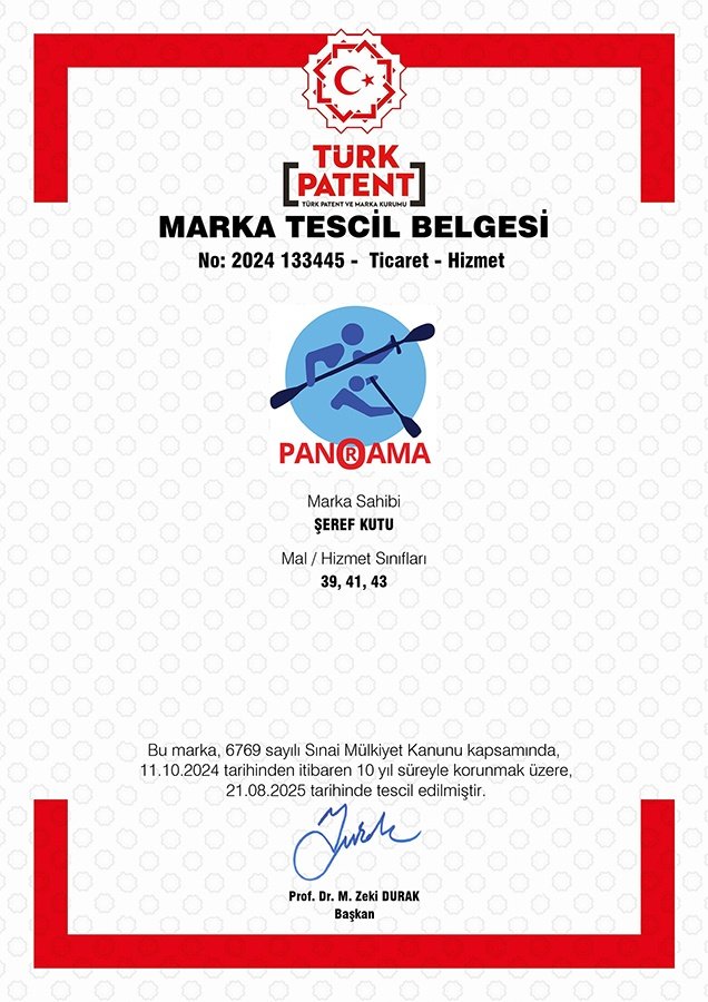 Panorama-Rafting-Marka-Tescil-Belgesi