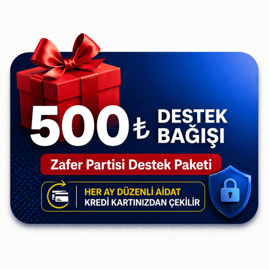 Aylık 500₺ Destek Bağışı