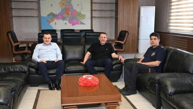 Yasin Sağay’dan İl Emniyet Müdürü Şükrü Yaman’a Ziyaret