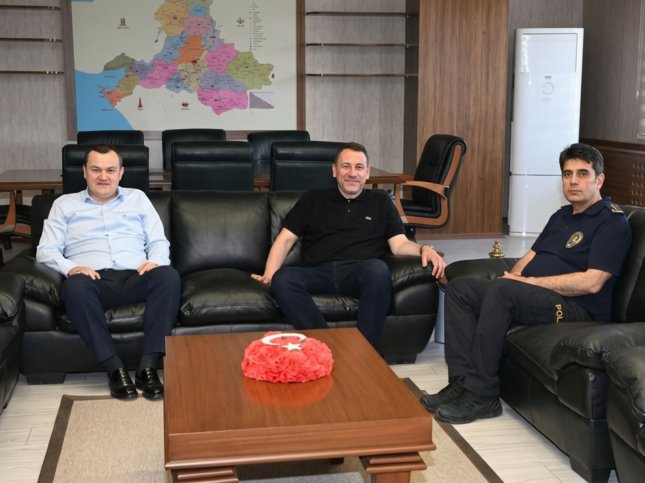 Yasin Sağay’dan İl Emniyet Müdürü Şükrü Yaman’a Ziyaret