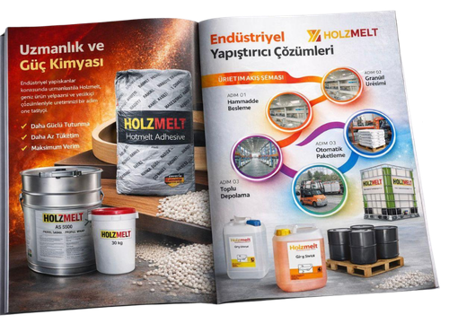 Holzmelt endüstriyel yapıştırıcı çözümleri kataloğu