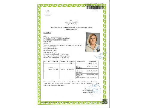 Geleneksel ve Tamamlayıcı Tıp Uygulamaları Yetki Belgesi