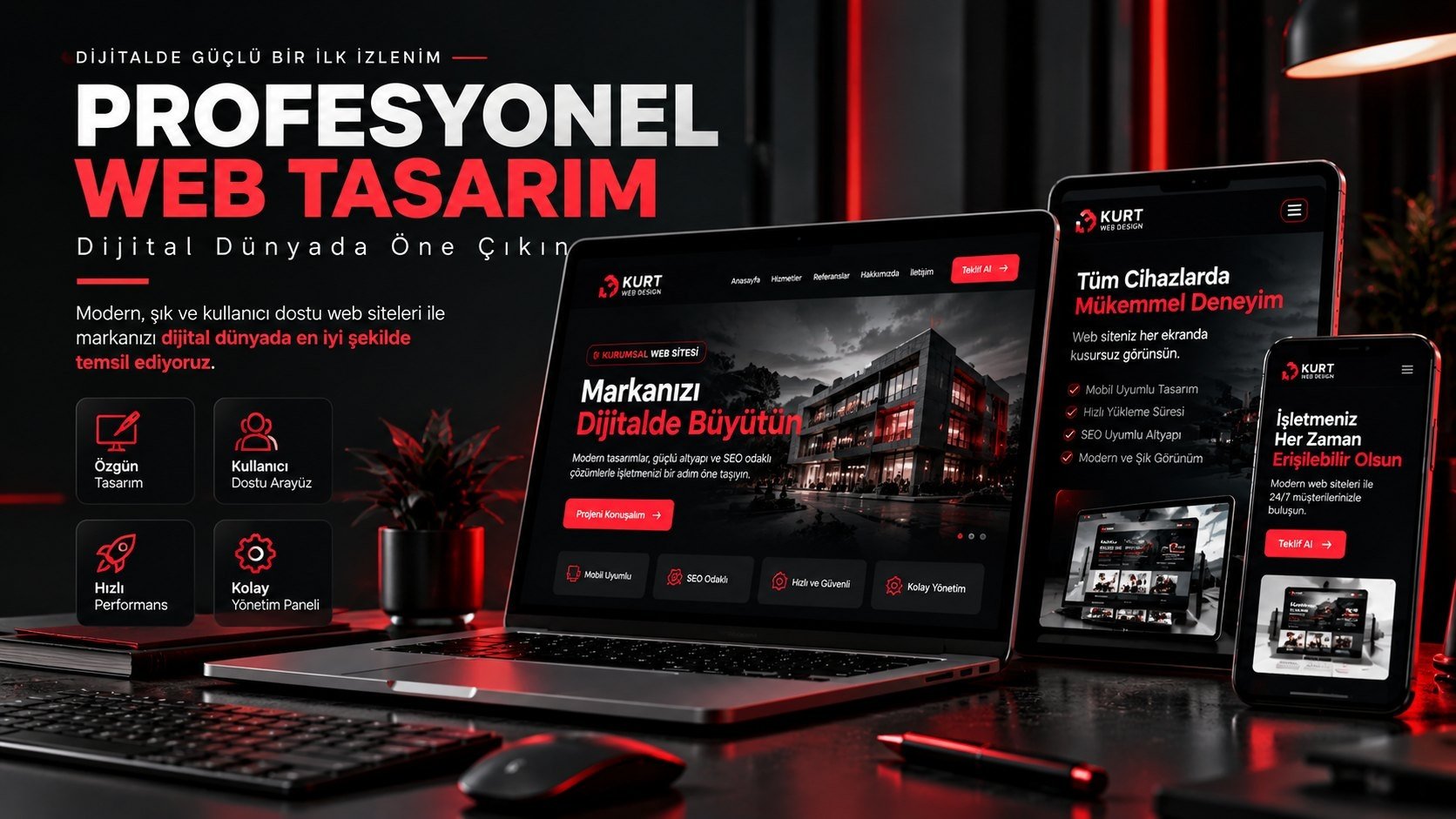 Profesyonel Web Tasarım - Dijital Dünyada Öne Çıkın