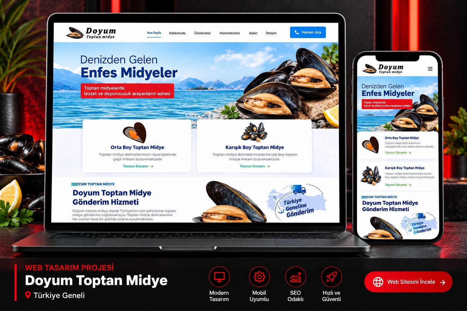 Doyum Toptan Midye · Türkiye Geneli