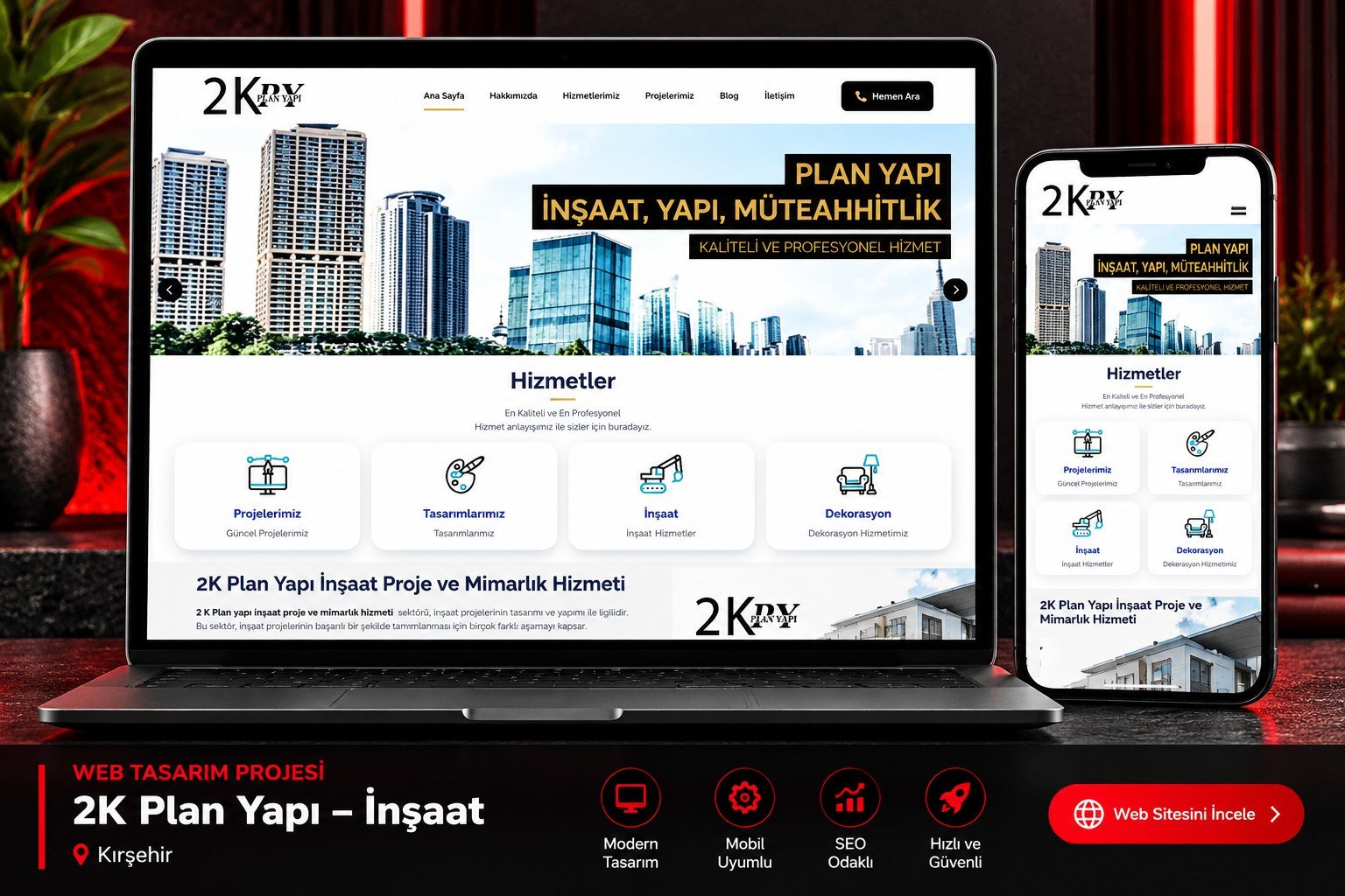 2K Plan Yapı · İnşaat · Kırşehir