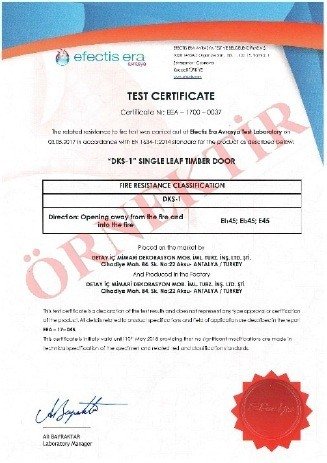 30 DAKİKA SAC KASA AHŞAP KANAT