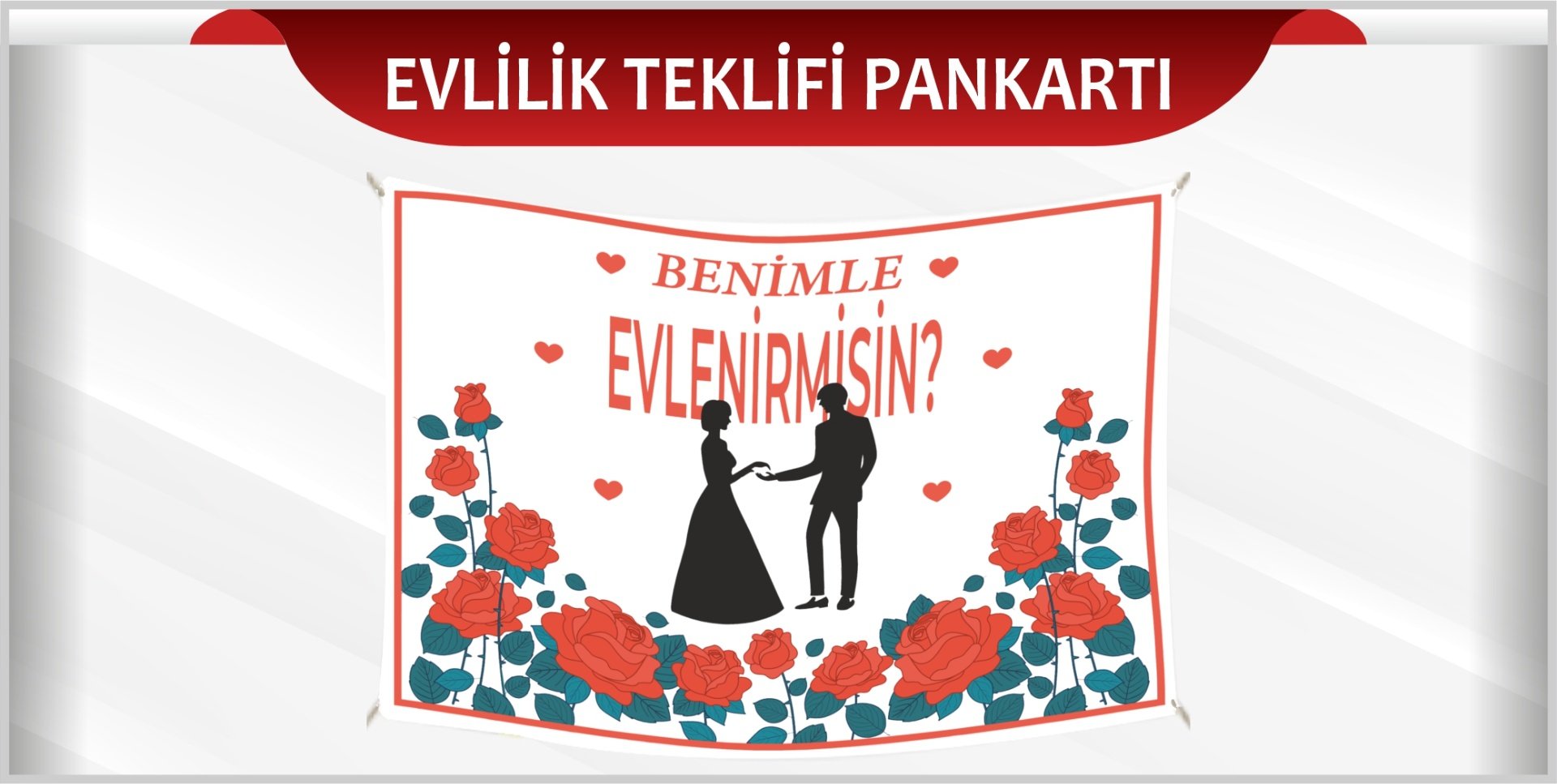 Evlilik Teklifi Pankart