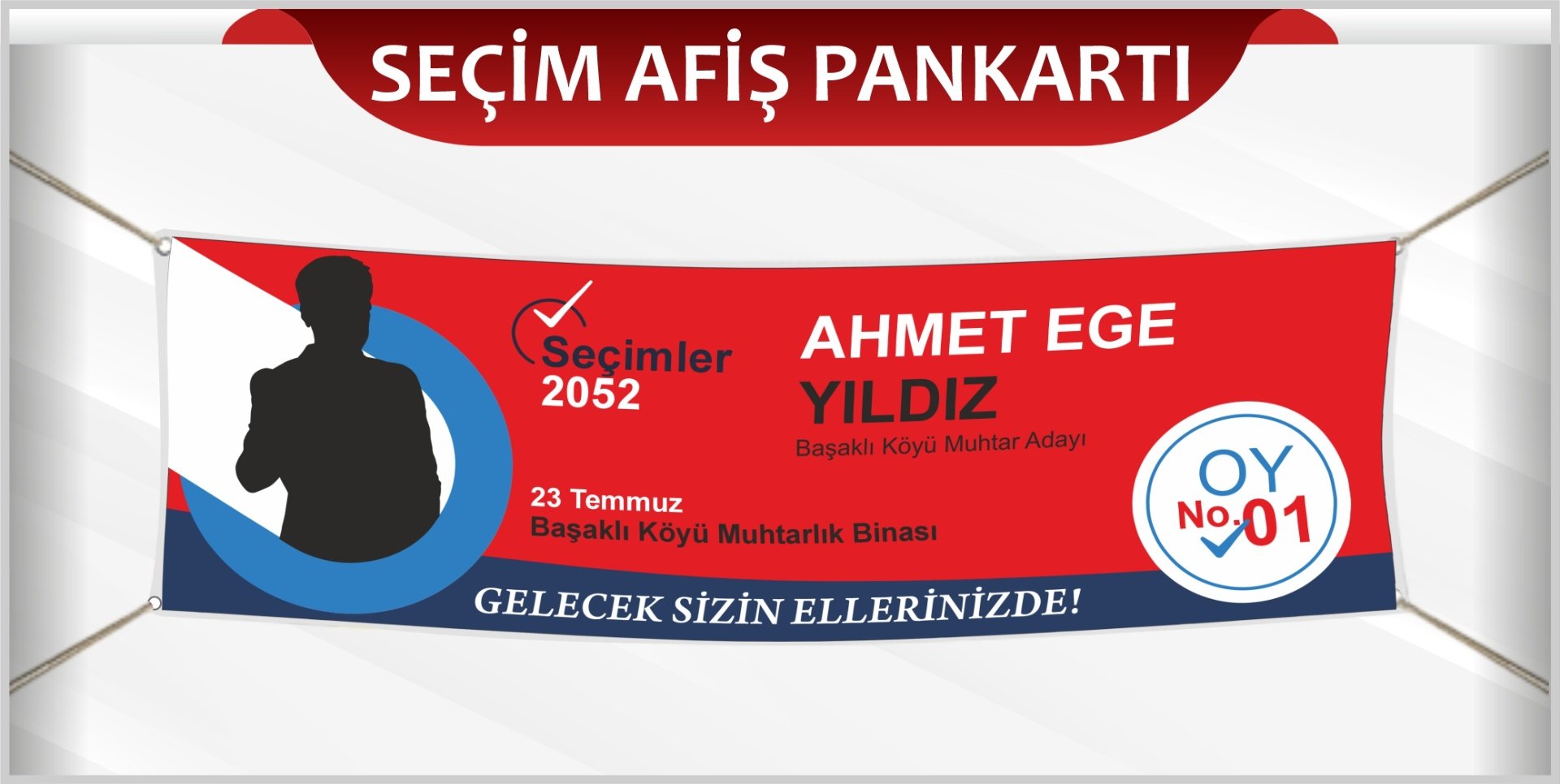 Seçim Afiş Pankartı