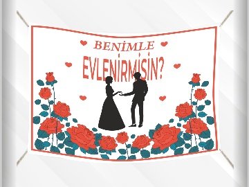 evlilik pankart