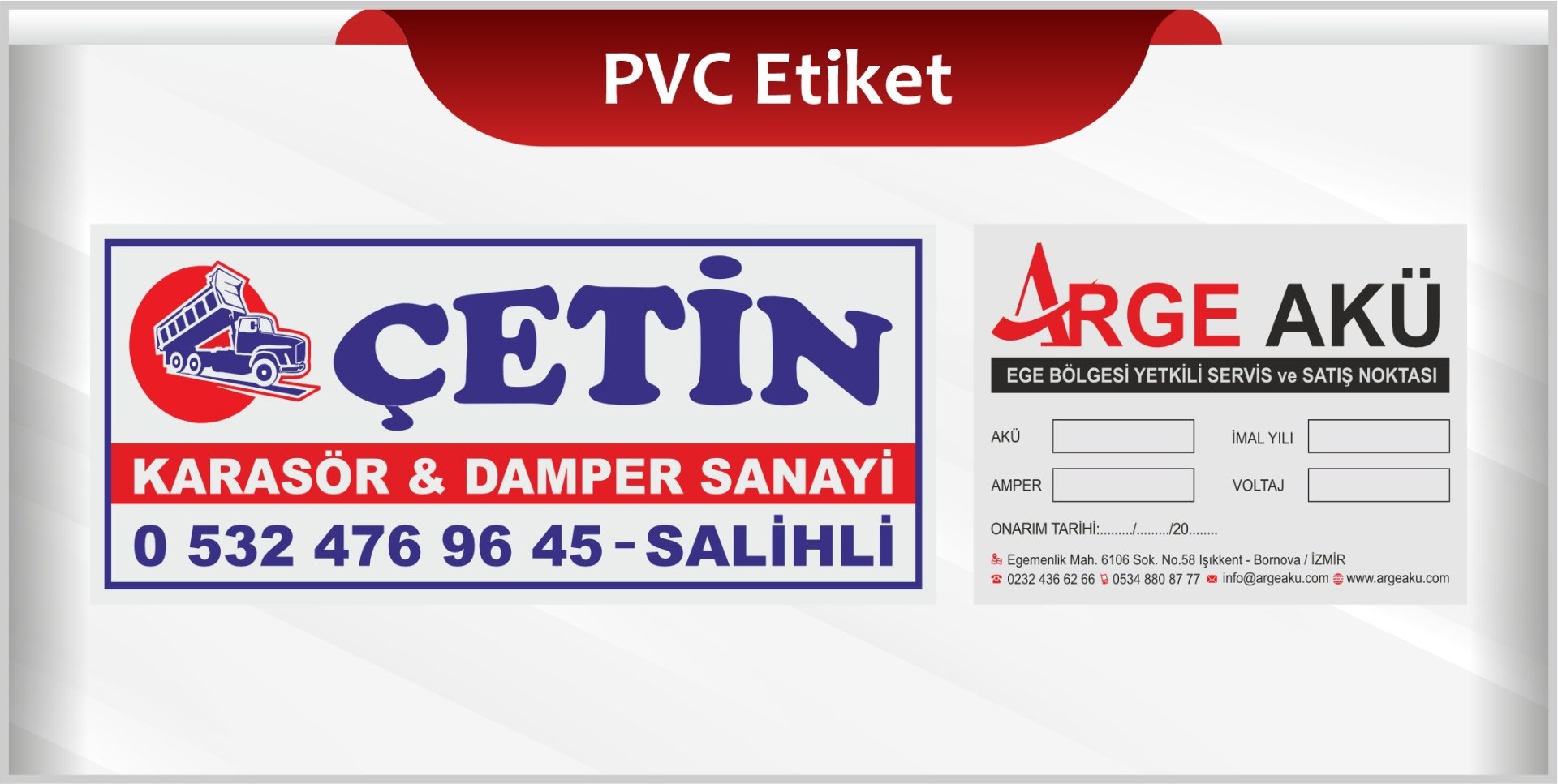 Pvc Etiket