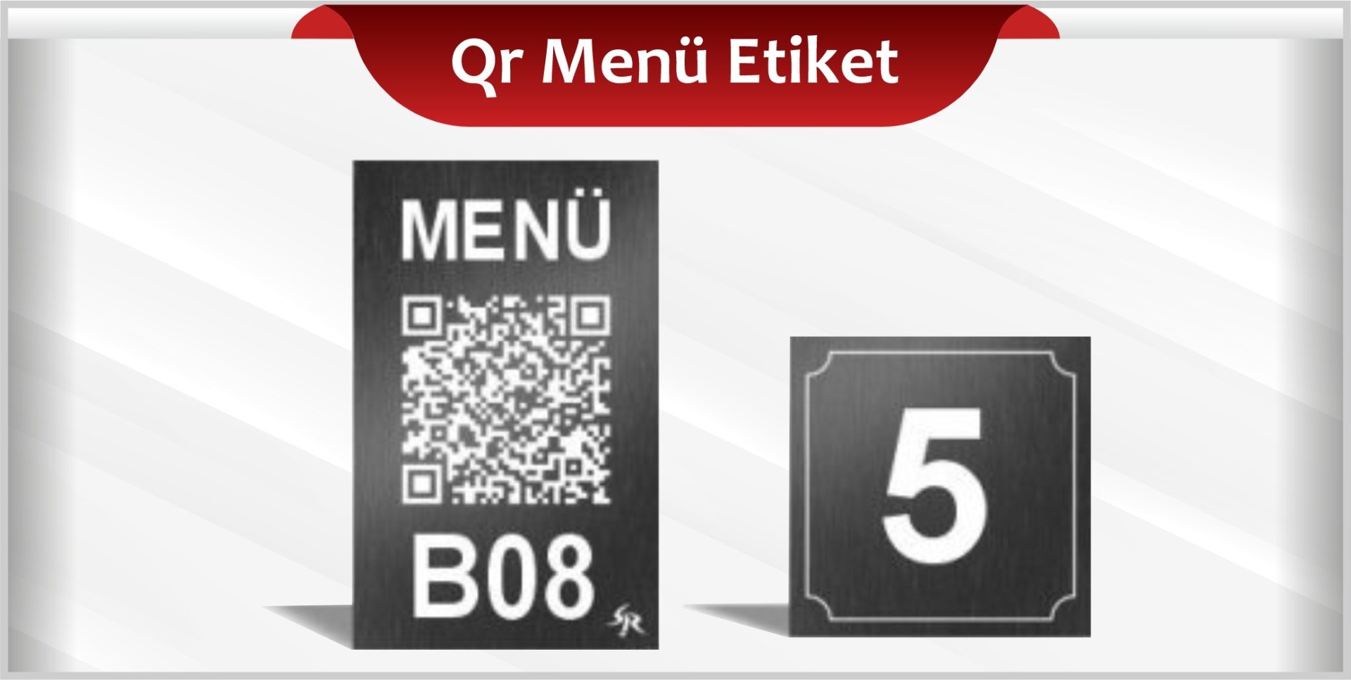 QR Menü Etiketi