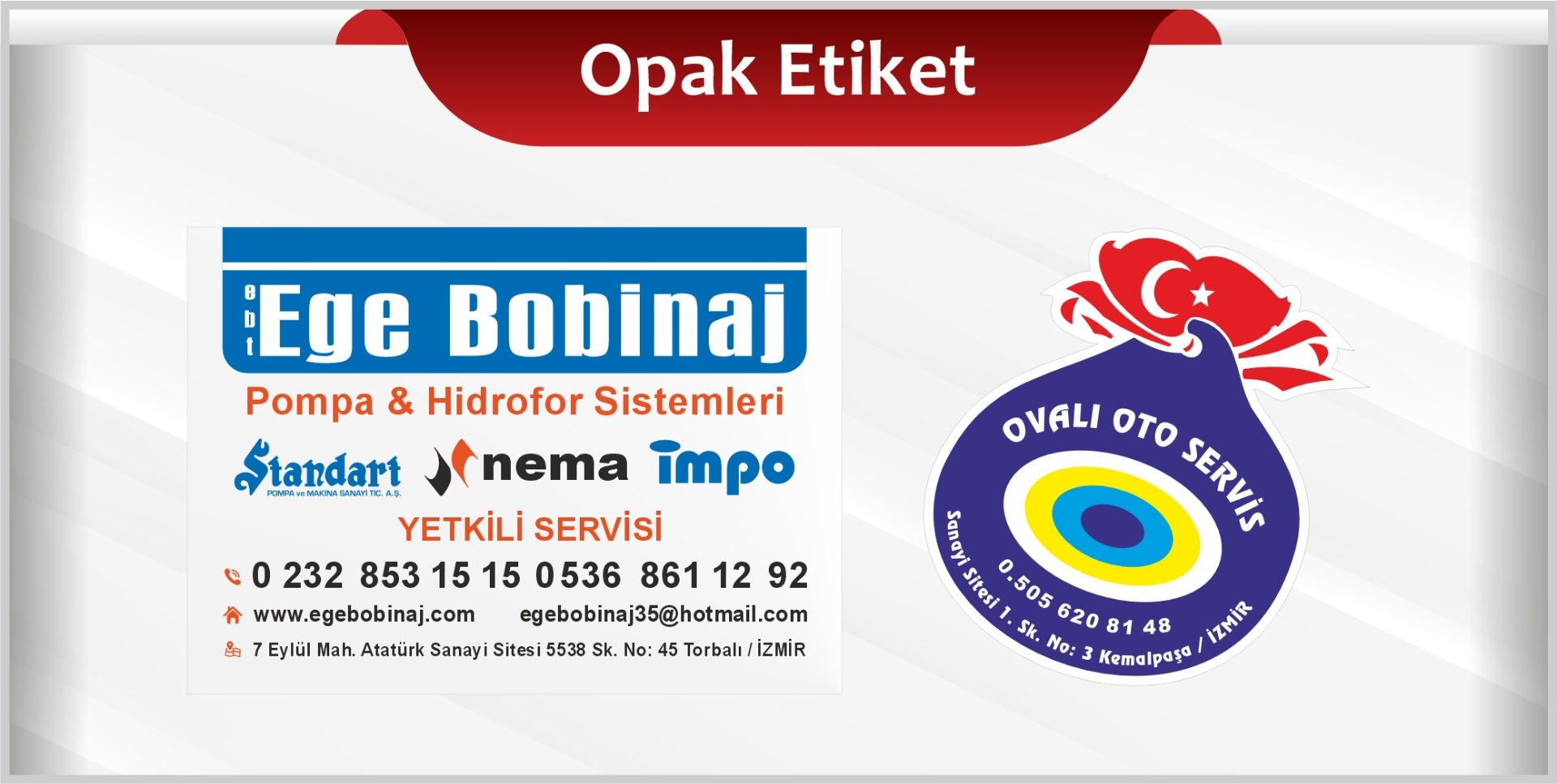 Opak Etiket