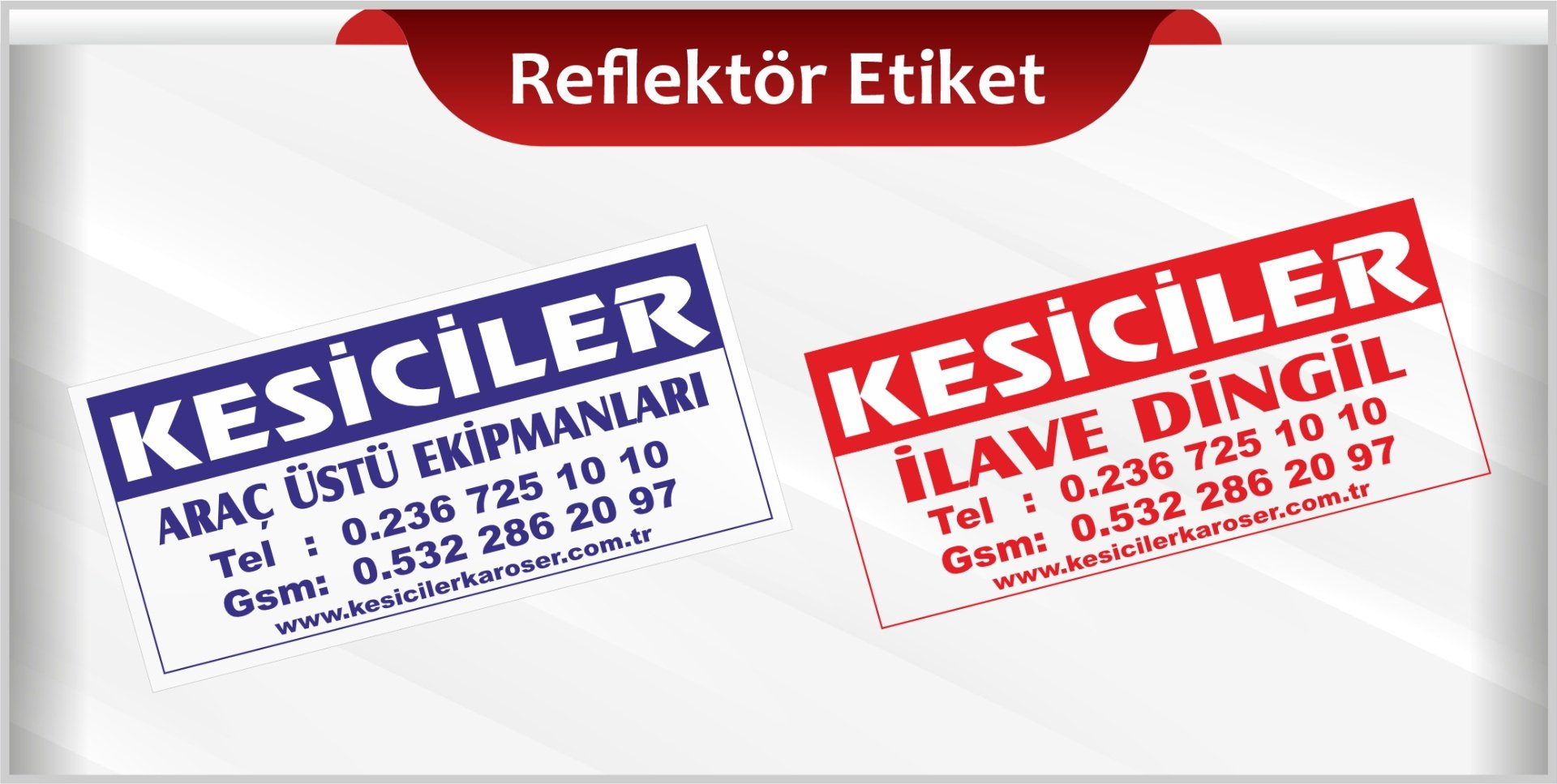 Refltör Etiket