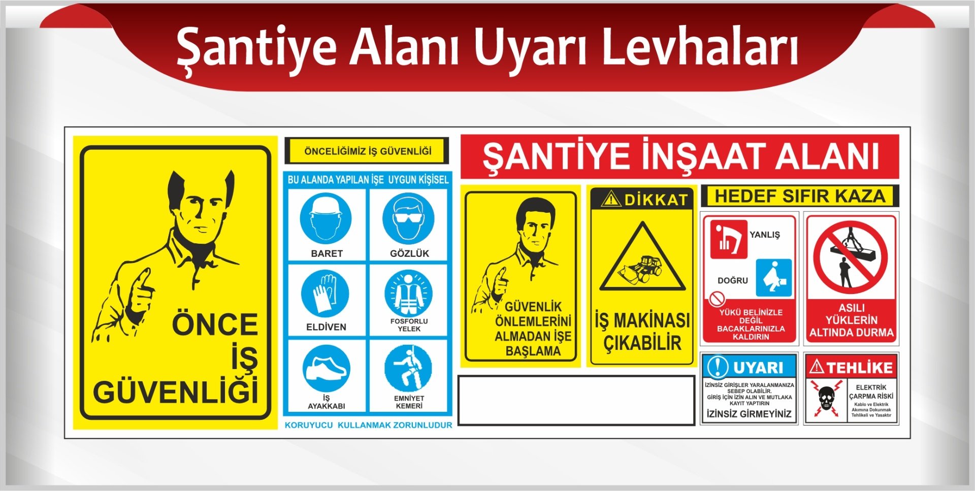 Şantiye Alanı Uyarı