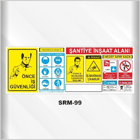 Şantiye Alanı Uyarı 1